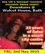 Salsa Party at Bonghy-Bo, Bath - Click for Details